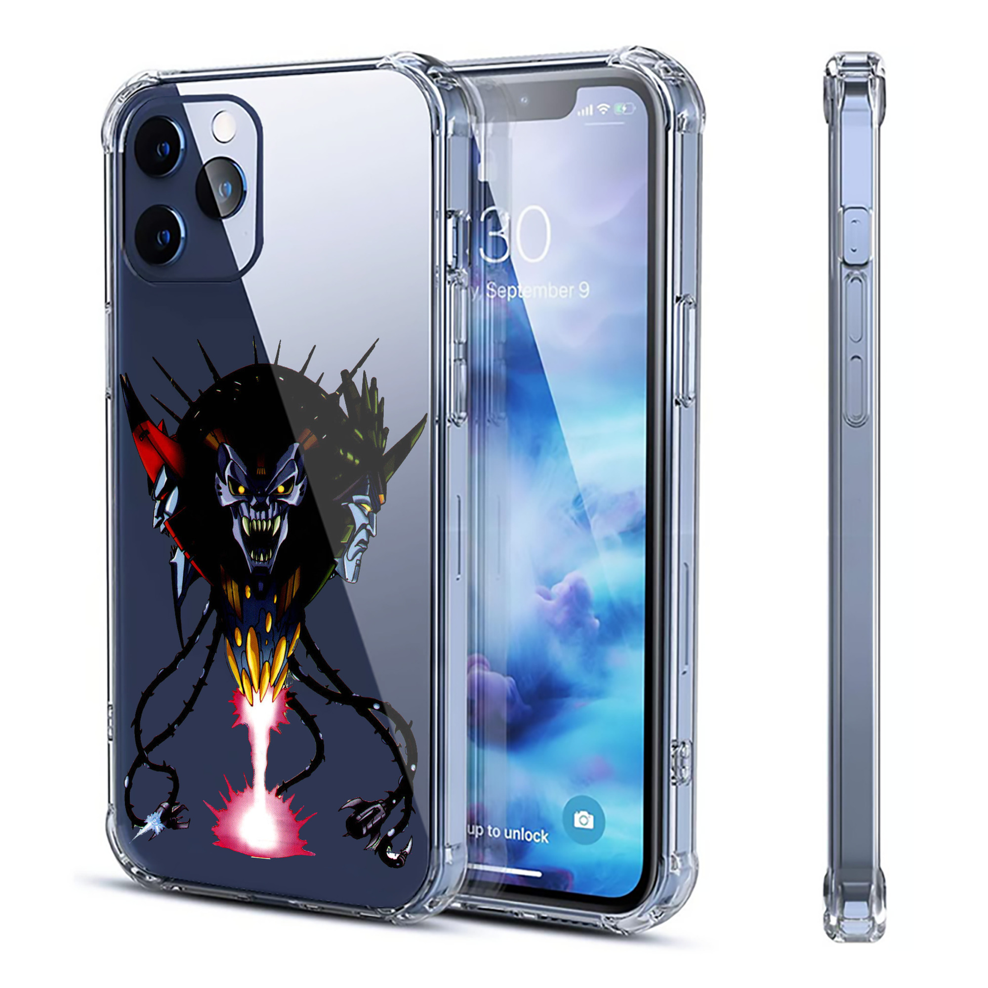 （画像用）  【iPhone 12シリーズ対応】透明スマホケース（クリアソフトケース）